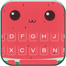 Tema Keyboard Cute Watermelon APK