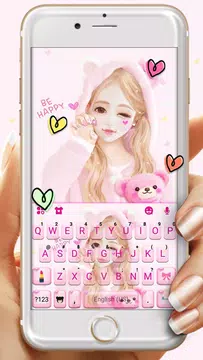 Screenshot 1 for Cute Wink Girl Theme