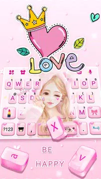 Screenshot 2 for Cute Wink Girl Theme