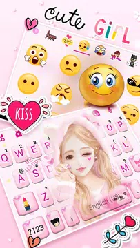 Screenshot 3 for Cute Wink Girl Theme
