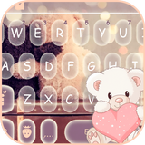 Cutebear Tastatur-Thema Zeichen