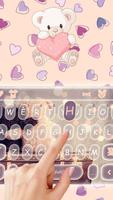 Tema Keyboard Cutebear screenshot 1