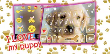 Tema Keyboard Cutepuppy