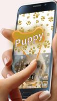 Thème de clavier Cutepuppy Affiche