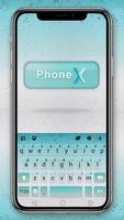 Cyan Phone X Poster