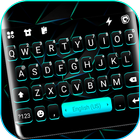 Fond de clavier Cyan Tech Busi icône