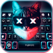 Cyberpunk Cat Keyboard Theme