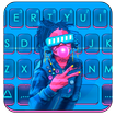 ثيم لوحة المفاتيح Cyberpunk Bu