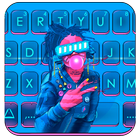ثيم لوحة المفاتيح Cyberpunk Bu أيقونة