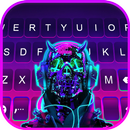 خلفية الكيبورد Cyberpunk Neon  APK