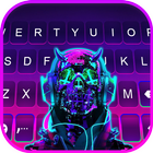 خلفية الكيبورد Cyberpunk Neon  أيقونة