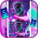 خلفية الكيبورد Cyberpunk Ninja APK