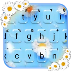 Descargar APK de Dainty Daisy Tema de teclado