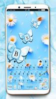 Tema Keyboard Dainty Daisy poster