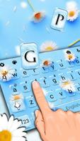 Tema Keyboard Dainty Daisy screenshot 1