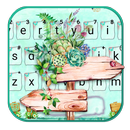 Thème de clavier Dainty Floral Garden APK