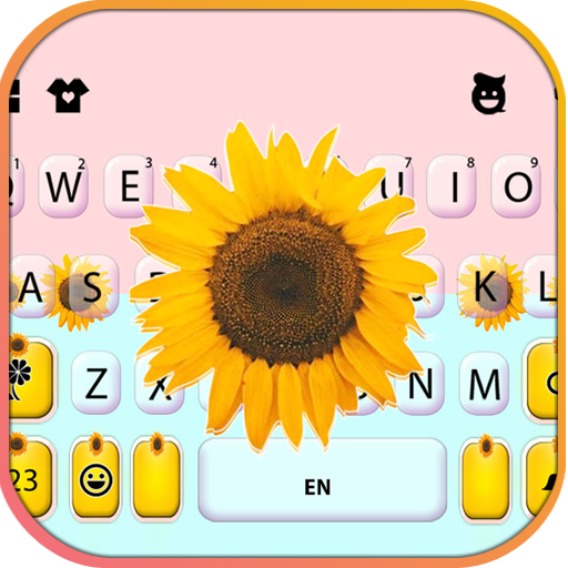 Dainty Sunflower 主題鍵盤