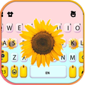 Dainty Sunflower Keyboard Background