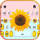 Teclado Dainty Sunflower APK