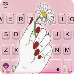 最新版、クールな Daisy Hand のテーマキーボード