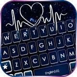 Dark Blue Heartbeat icon