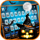 Фон клавиатуры Dark Pumpkin Wi APK