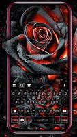 Fond de clavier Burned Rose Affiche