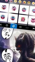 Dark Werewolf Keyboard Backgro screenshot 2