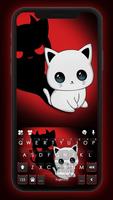 Fond de clavier Demon Kitten Affiche