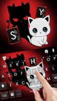 Фон клавиатуры Demon Kitten скриншот 1
