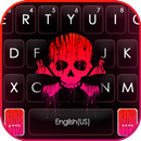 Fond de clavier Deadly Skull APK