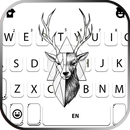 Deer Draw Tema de teclado APK