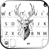 Tema Keyboard Deer Draw ícone