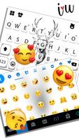 Tema Keyboard Deer Draw imagem de tela 3