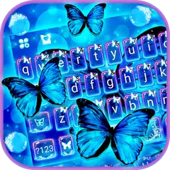 Neon Butterfly Theme APK download