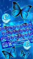 Neon Butterfly のテーマキーボード スクリーンショット 1