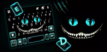 Devil Cat Smile Keyboard Theme