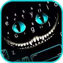 Devil Cat Smile Tastatur-Thema APK Herunterladen