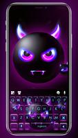 Fundo do Teclado Devil Emoji Cartaz