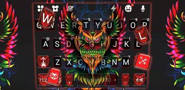 Tema Keyboard Devil Owl