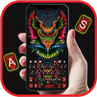 Tema Keyboard Devil Owl ícone