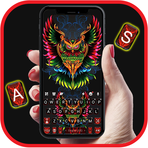 最新版、クールな Devil Owl のテーマキーボード