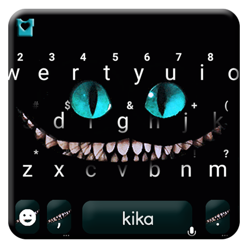 Cheshire Devil Cat Smile Keyboard