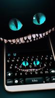 برنامه‌نما Cheshire Devil Cat Smile Keyboard عکس از صفحه