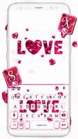 Fundo do Teclado Diamond Love Cartaz