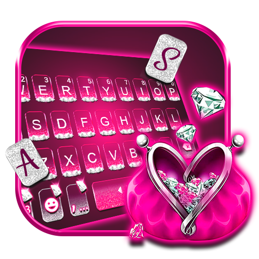 Tema Keyboard Diamond Purse