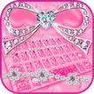 Diamond Pink Bowknot Keyboard 