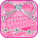 Thème de clavier Diamond Pink  APK