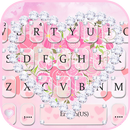 Diamond Pink Flora Heart Tema  APK