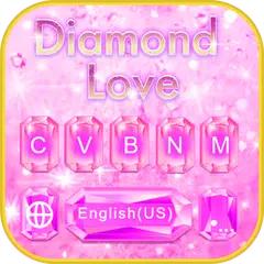 Diamond Love 💎 Keyboard Theme APK download